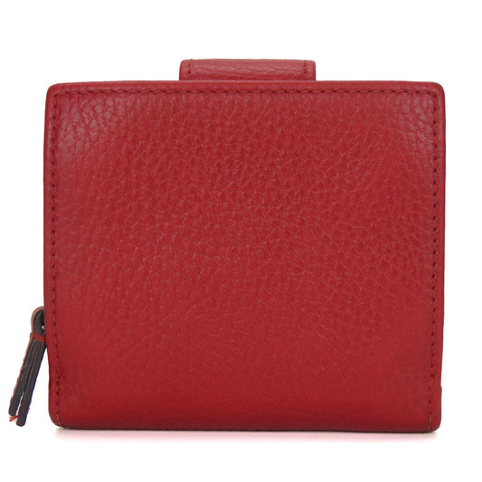 GUCCI Bifold Wallet 523193 leather Red GG Marmont Women Used