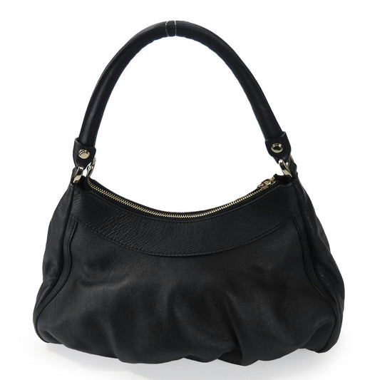 GUCCI Handbag 190525 leather black Women Used