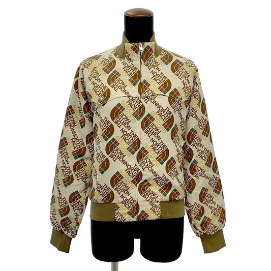 GUCCI GUCCI x The North Face Collaboration Total Pattern Blouson Size S White 648866 Nylon100%
