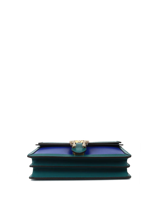 Gucci Limited Edition Green and Blue Dionysus Shoulder Bag *