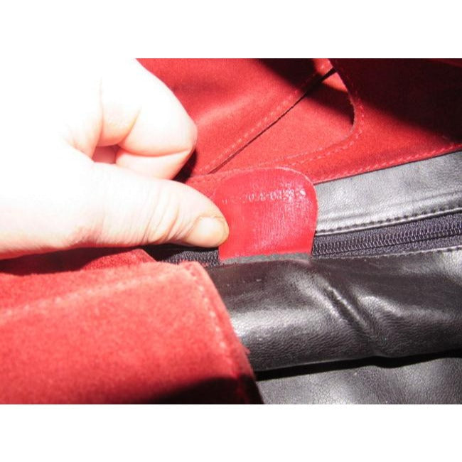Gucci Soho Vintage Purses Red Suede Clutch Tote