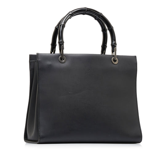 Gucci Bamboo Handbag Black