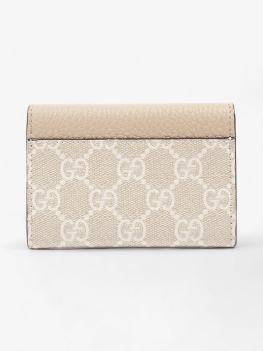 Gucci GG Marmont Wallet Beige Leather