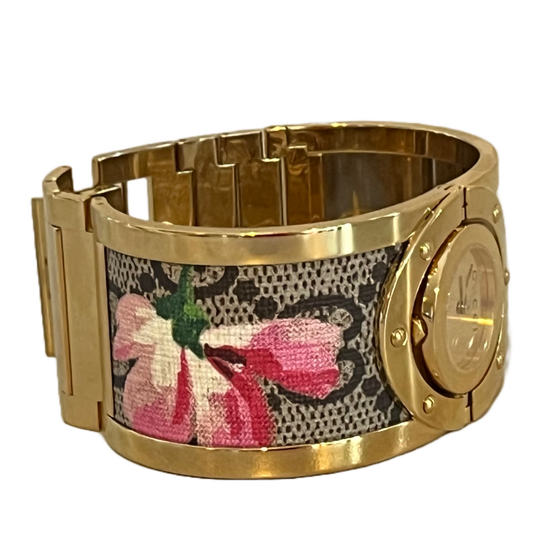 Gucci Blossom Twirl Bangle Bracelet Watch