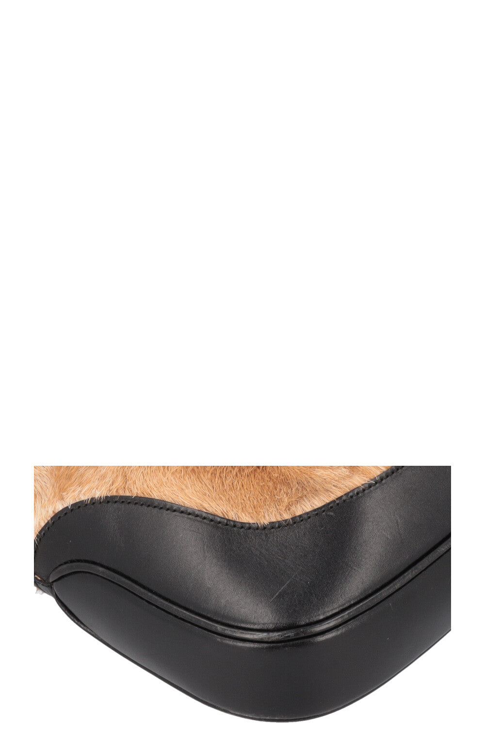 GUCCI Jackie Bag Pony Hair Black Brown