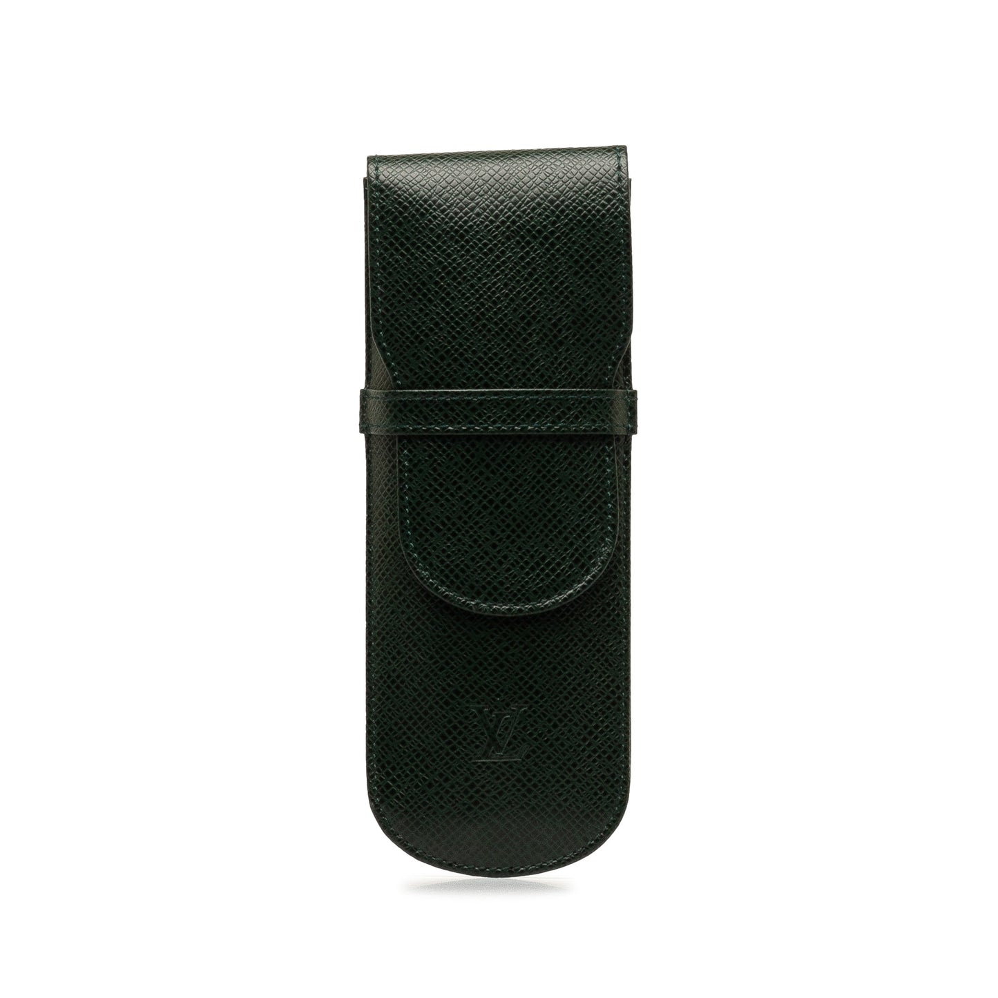 Green Louis Vuitton Taiga Etui Pen Case