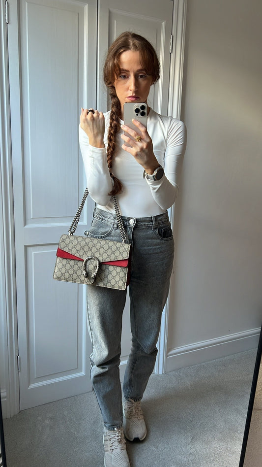 Gucci Dionysus GG Supreme Small Shoulder Bag (RRP £2,220)