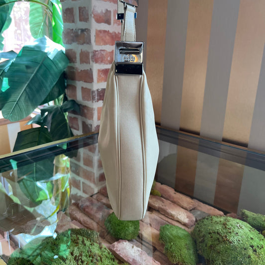 GUCCI Beige Leather Shoulder Bag