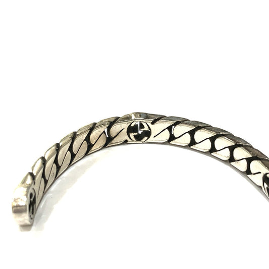 GUCCI bracelet SV925 Silver Interlocking G Women Used