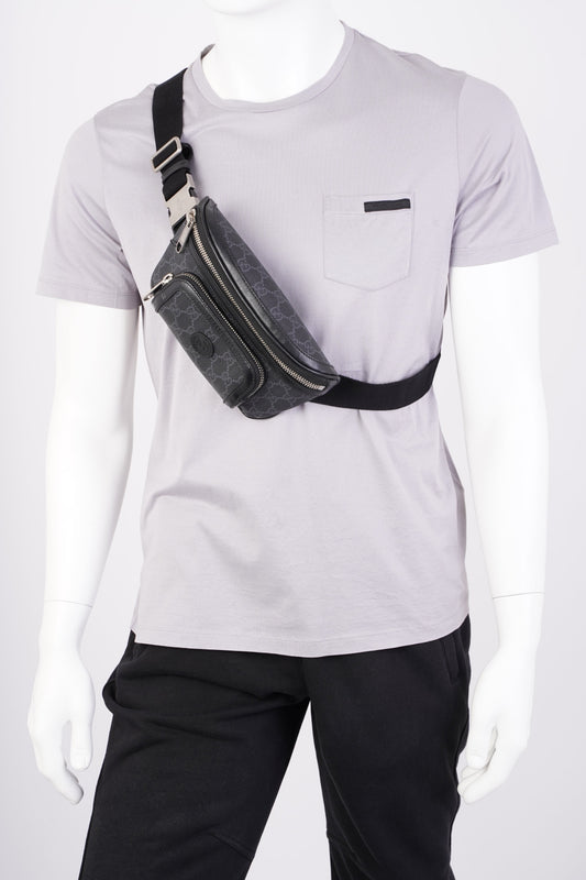 Gucci Belt Bag With Interlocking G Black / Supreme Canvas