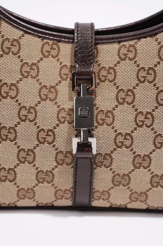 Gucci Bardot Bag Monogram Canvas Small