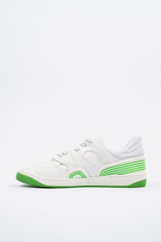Gucci Basket Sneaker White / Green EU 43.5 / UK 9.5