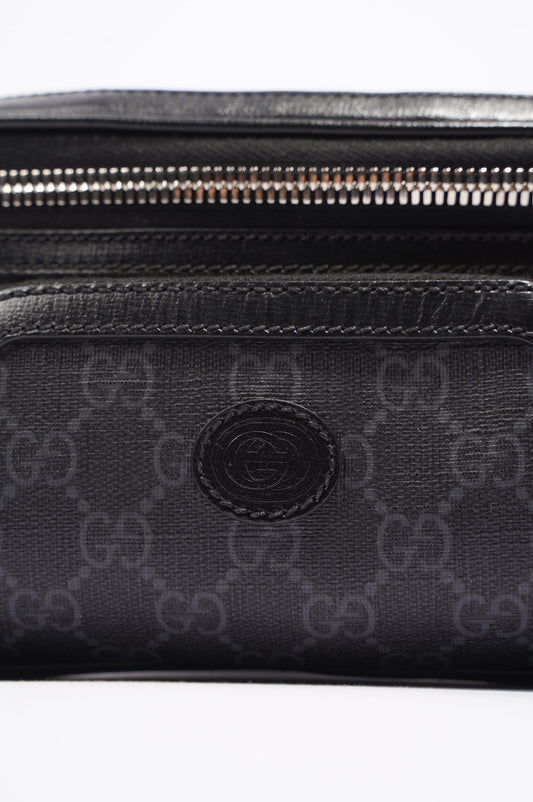 Gucci Belt Bag With Interlocking G Black / Supreme Canvas