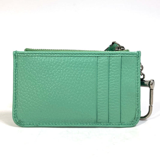 GUCCI Coin case 701070 leather Green type GG Marmont Women Used