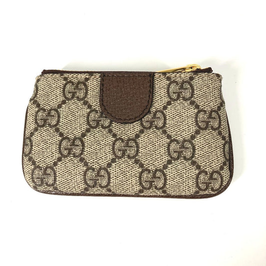 GUCCI Key case Key holder  671722 GG Supreme Canvas beige GG Supreme Ofidia Women Used