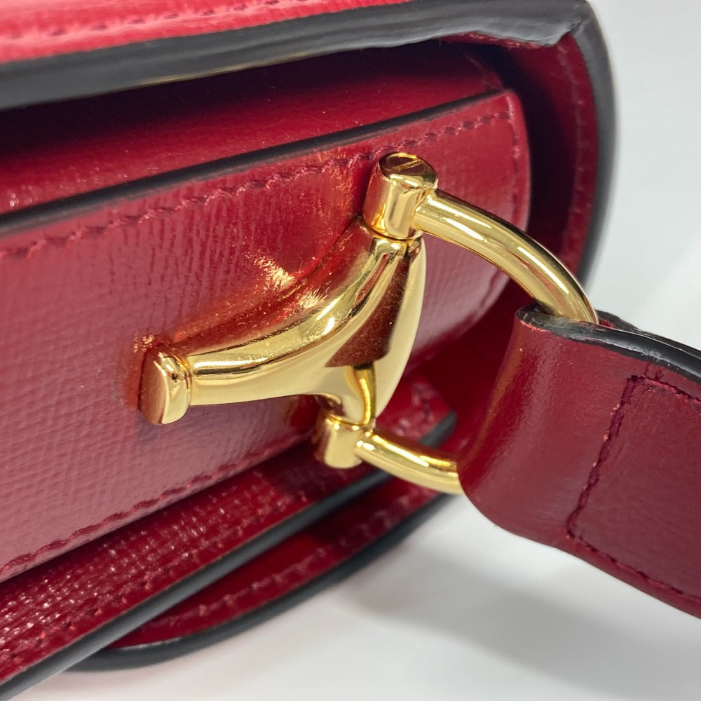 GUCCI Shoulder Bag 602204 GG Supreme canvas, leather beige GG Supreme Horsebit 1955 Women Used