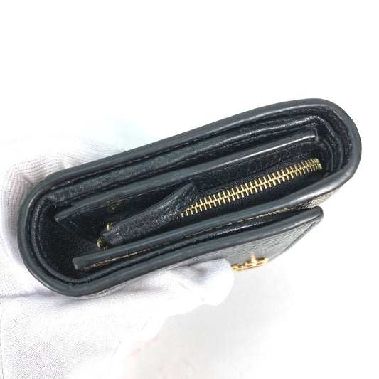 GUCCI Folded wallet 598587 Leather PVC beige GG Supreme GG Marmont Women Used