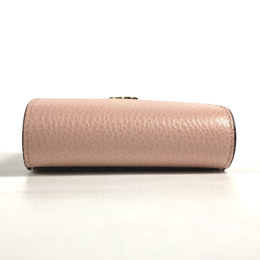 GUCCI Folded wallet 598587 GG Supreme canvas, leather beige GG Supreme GG Marmont Women Used