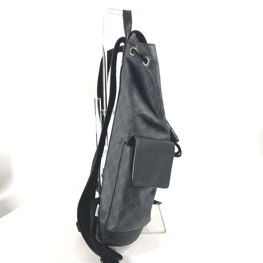 GUCCI Backpack 49556 GG Supreme Canvas black GG Supreme Tiger