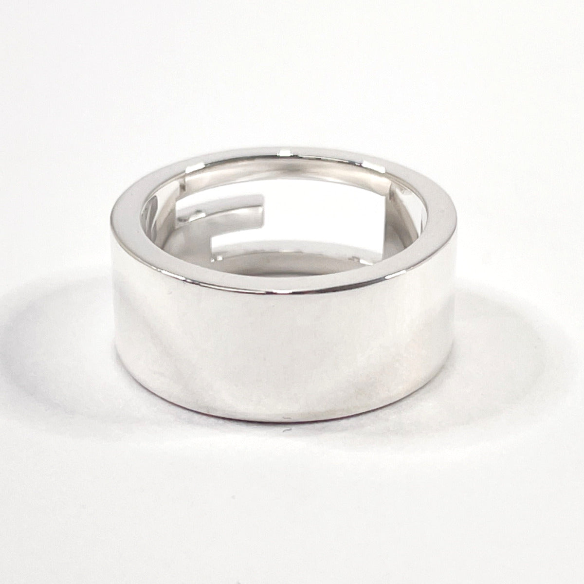 GUCCI Ring Silver925 Silver Branded Cutout G 10