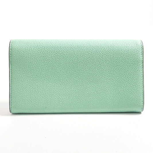 GUCCI Long Wallet Purse 573612 leather green Zumi