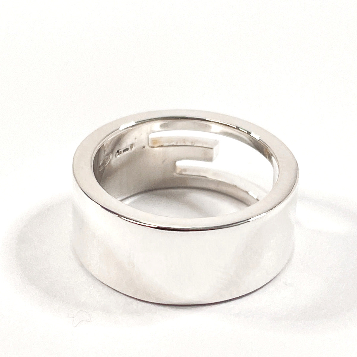 GUCCI Ring Silver925 Silver Branded Cutout G