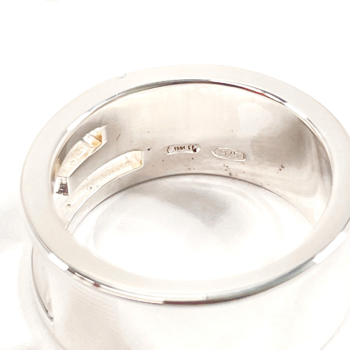 GUCCI Ring Silver925 Silver Branded Cutout G