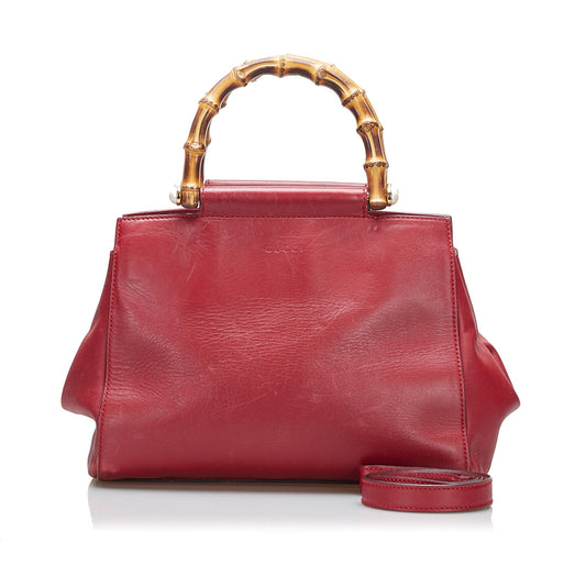 Gucci Bamboo Nymphaea Satchel