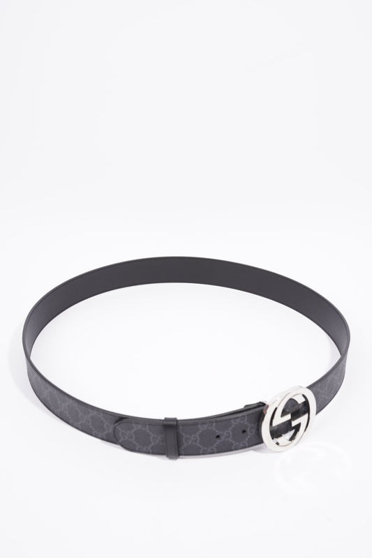 Gucci GG Belt Black GG Supreme Coated Canvas 115cm 46"