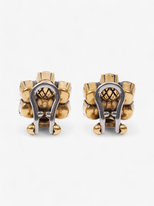Gucci Crystal Double G Earrings Gold / Silver Base Metal