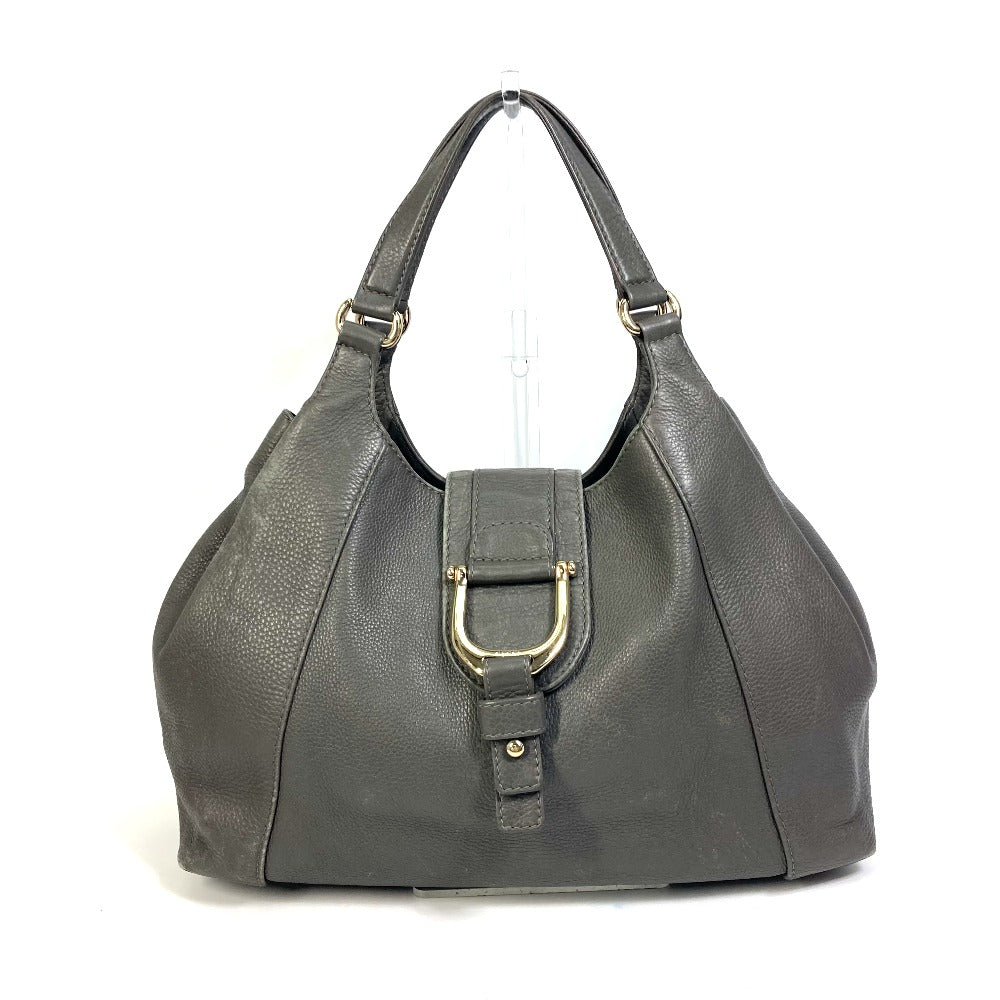 GUCCI Tote Bag 268747 leather Brown D-shaped ring Women Used