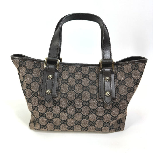 GUCCI Handbag 257249 GG canvas / leather Brown GG Women Used