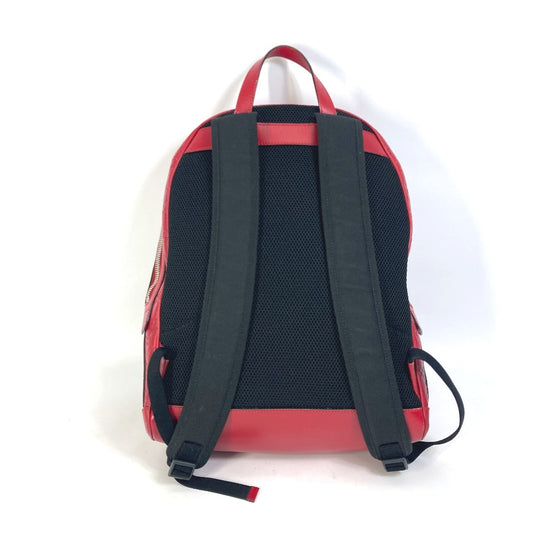 GUCCI Backpack 406370 Sima leather Red Guccisima GG Women(Unisex) Used