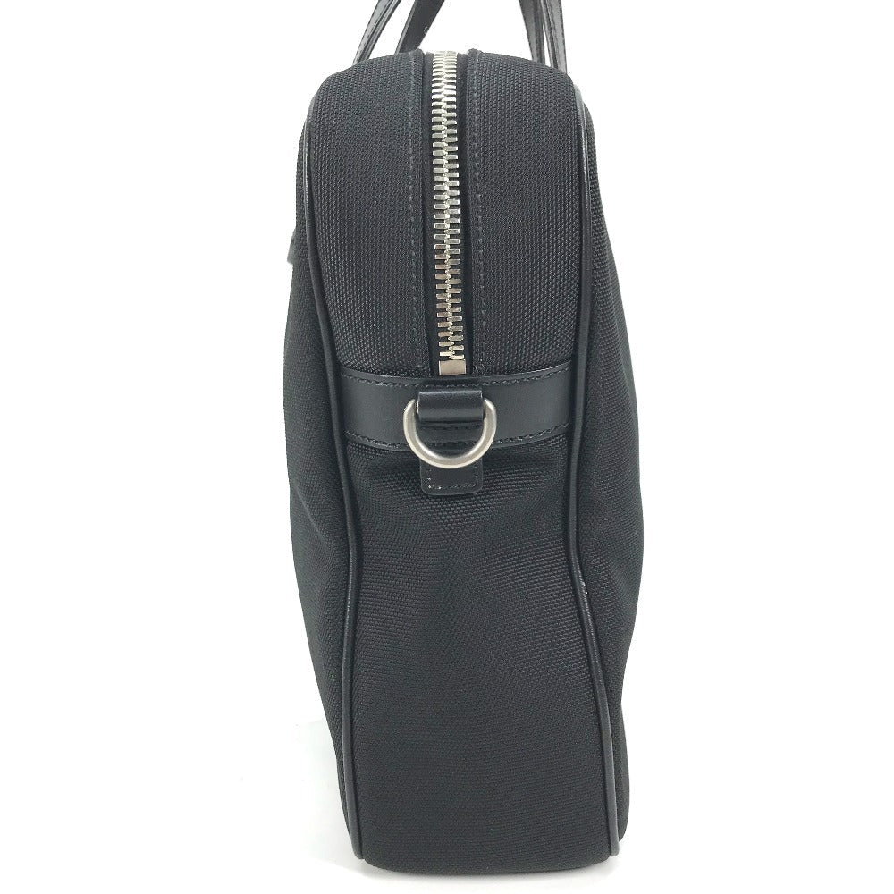 GUCCI Tote Bag 630922 Leather / canvas black Sherry line Business bag Women Used