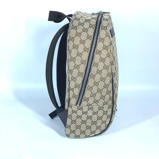GUCCI Backpack 449906 GG canvas / leather beige GG Backpack