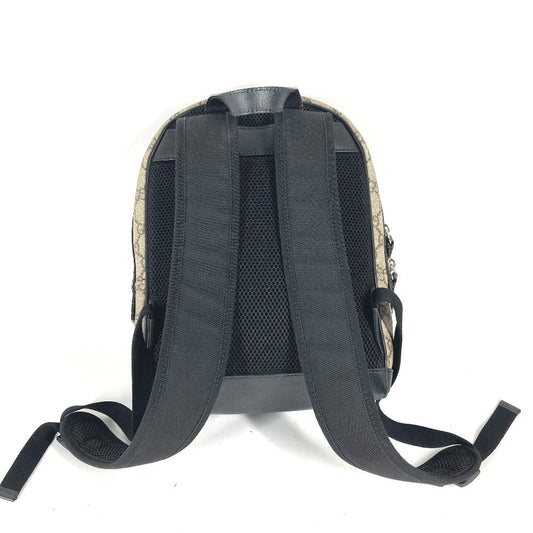 GUCCI Backpack 429020 GG Supreme canvas, leather beige GG Supreme Backpack