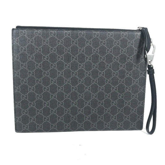 GUCCI Clutch bag 547084 GG Supreme canvas, leather black GG Supreme BESTIARY