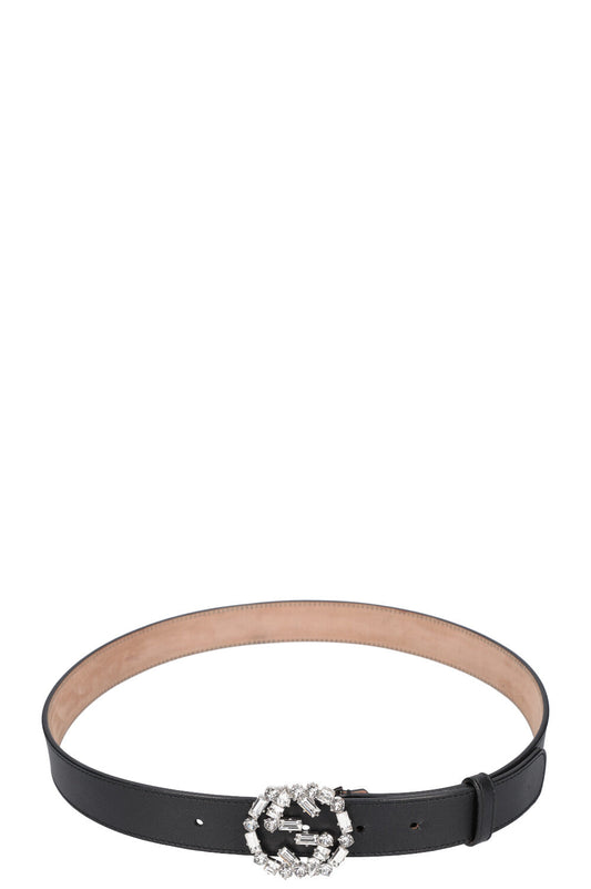 GUCCI GG Crystal Belt Black