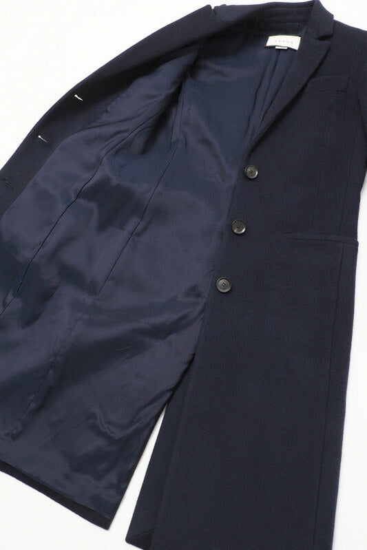 GUCCI coat 455739 wool Navy 36