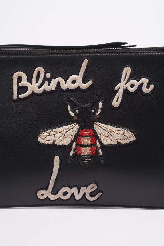 Gucci Blind For Love Black Leather