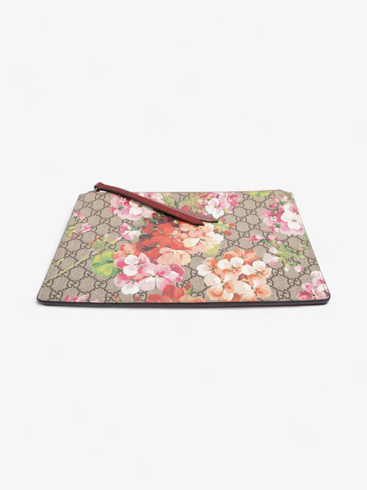 Gucci GG Blooms Clutch Floral GG Supreme Coated Canvas