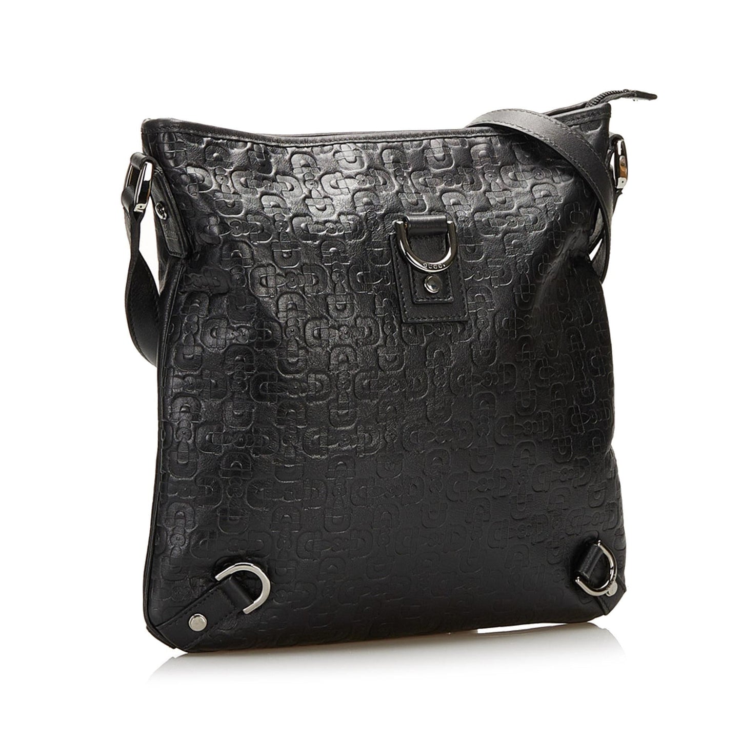 Gucci Abbey D-Ring Embossed  Horsebit Crossbody
