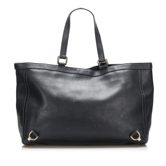 Gucci Abbey D-Ring Leather Tote (SHG-qhPuxB)