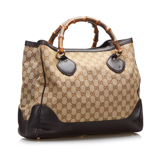 Gucci Bamboo GG Canvas Diana (SHG-z4bsLw)