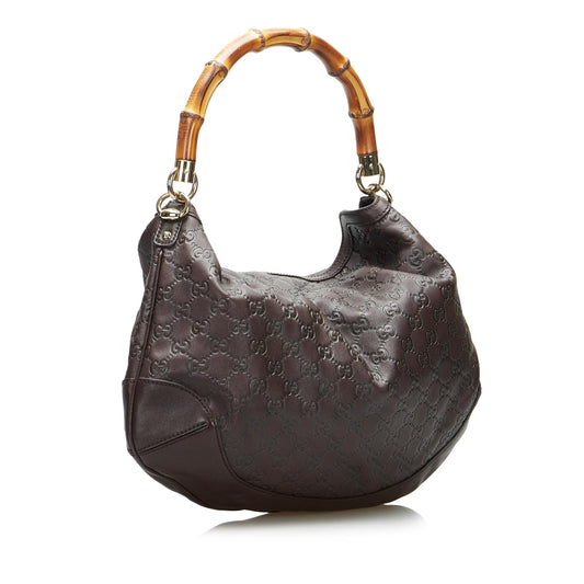 Gucci Bamboo Guccissima Peggy Tote Bag (SHG-PzT5KG)