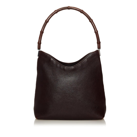 Gucci Bamboo Leather Shoulder Bag