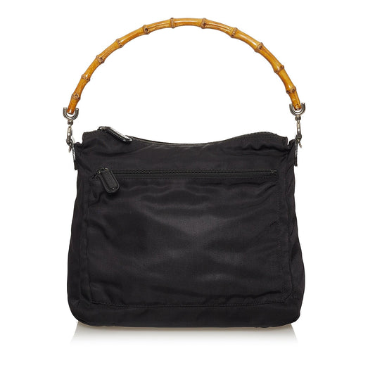 Gucci Bamboo Nylon Handbag