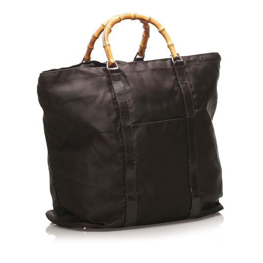 Gucci Bamboo Nylon Tote Bag (SHG-11038)