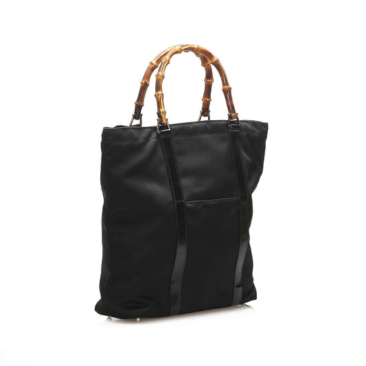 Gucci Bamboo Nylon Tote Bag (SHG-14122)