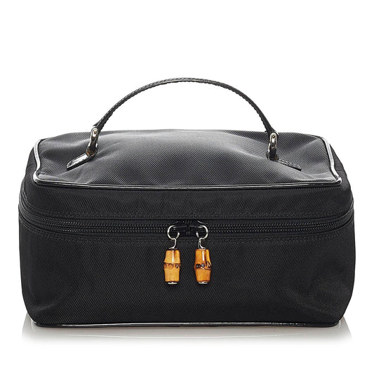Gucci Bamboo Nylon Vanity Bag